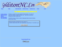Tablet Screenshot of goldstonnc.com